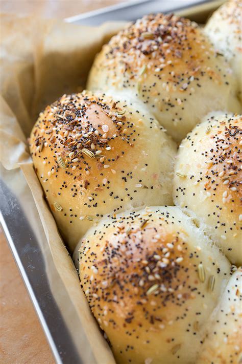 “everything” homemade rolls the cozy apron