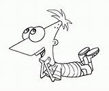 Phineas sketch template