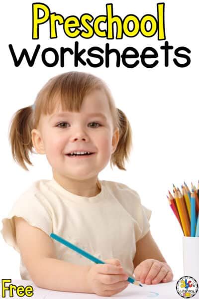 preschool worksheets  printables  preschoolers