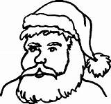 Santa Coloring Face Christmas Claus Pages Colouring Cliparts Father Template Kids Jarvis Clipart Landry Drawings Cartoon Book Disney Library Popular sketch template
