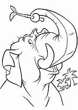 Jungle Book Coloring Pages Mowgli Printable Elephant Dad Thanks Help His Raskrasil sketch template