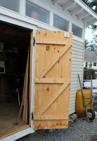 build double shed doors step  step gu