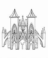 Churches Outline Buttress Flying Bluebonkers Getdrawings sketch template