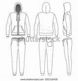 Tracksuit Side sketch template