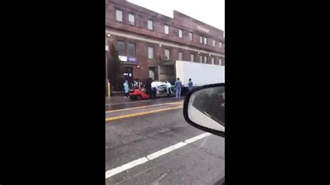 video appears to show brooklyn hospital loading dead bodies onto