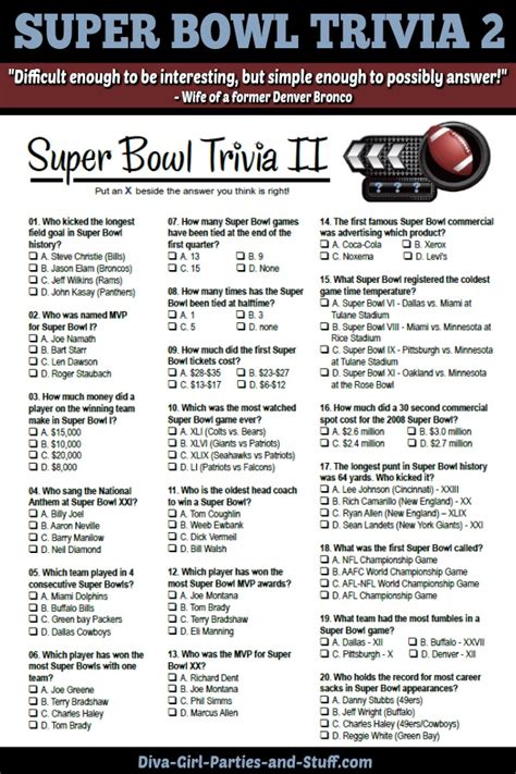 super bowl trivia questions  updated feb   super bowl