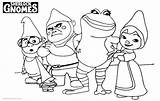 Pages Coloring Gnomes Sherlock Characters Printable Gnome Funny Kids Template Bettercoloring sketch template