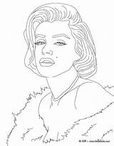Monroe Coloring Marilyn Pages Celebrity People Printable Famous Marylin Selena Gomez Drawing Rihanna Print Hollywood Drawings Color Book Sheets Books sketch template