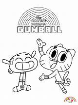 Gumball Increible Pegar Recortar Colouring Blogx Dibujar sketch template