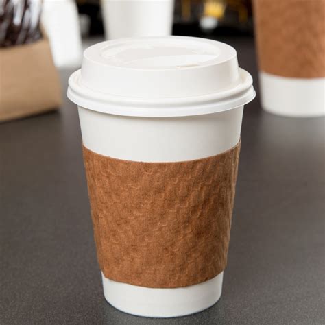 choice       oz white hot paper cup travel lid pack