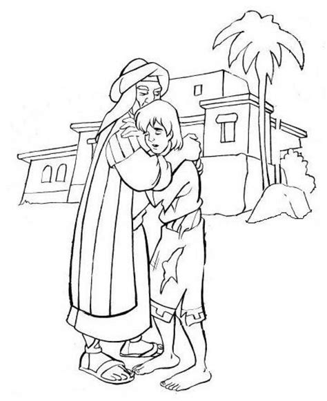 prodigal son coloring pages coloring home