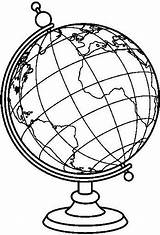 Globos Globus Terraqueos Globes Terrestes Maps Malvorlage Cliparting Clipartmag sketch template