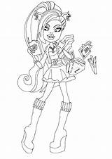 Monster Coloring High Pages Clawdeen Catty Wolf Noir Wishes 13 Scaremester Printable Drawing Sheets Print Getcolorings Dolls Getdrawings Kids Obsession sketch template