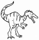 Coloring Baryonyx Dinosaur Pages Library Clipart sketch template