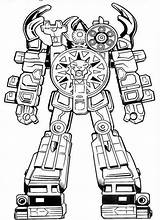 Robot Coloring Pages Power Rangers Big Robots Color Clipart Print Trending Days Last Kids Library Popular Search sketch template