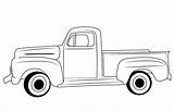 Truck Vintage Draw Drawing Step Old Ford Coloring Pages Pickup Sketch Pick Trucks Outline Red Classic Drawings Christmas Drawingtutorials101 Cartoon sketch template