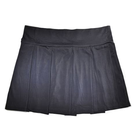 Stretchy Pleated Mini Skirt Black Janet S Closet