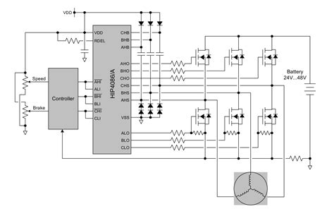 wiring diagram control brushless motor diagram