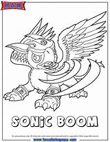 Coloring Pages Sonic Boom Skylanders Riders Print Library Clipart Popular Academy Printable Coloringhome sketch template