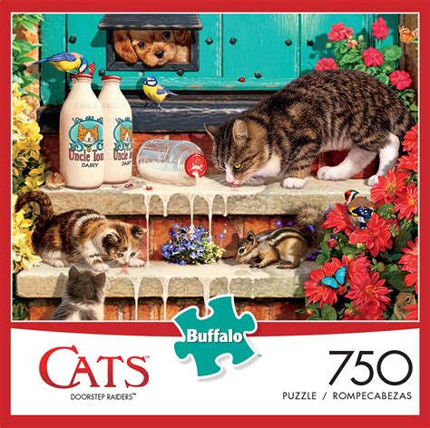 Buffalo Games Cats Collection Doorstep Raiders 750 Pieces Jigsaw Puzzle