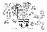Spongebob Disegni Colorare Jellyfish Meduse Bambini sketch template