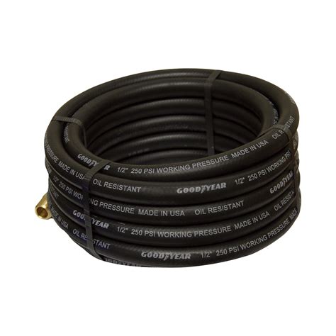 goodyear black rubber air hose   ft  psi model
