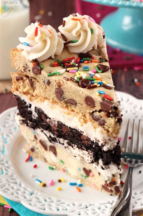 chocolate chip cookie layer cake  ultimate cookie cake recipe