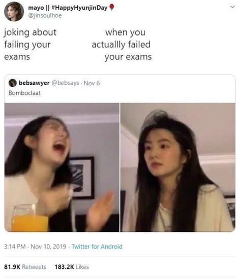 found this meme joking about when you failing your actually failed