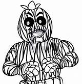 Fnaf Coloring Phantom Freddys Nights Clipartmag sketch template