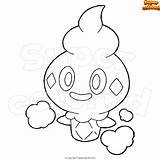 Supercolored Pokemon Vanillite Dibujo sketch template