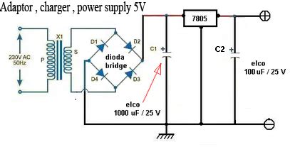 adapter power supply  charger circuit electronic circuit