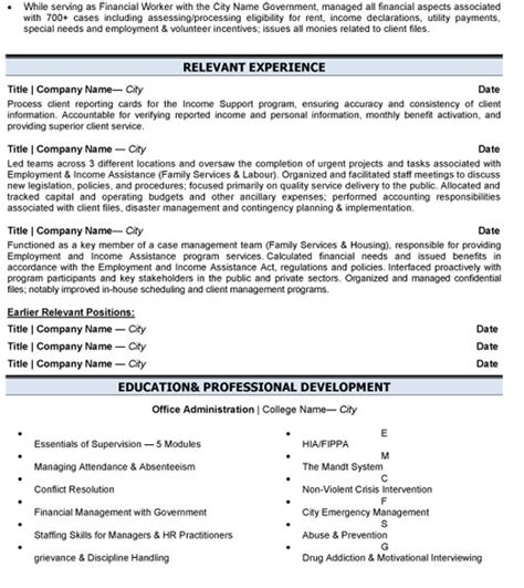 business administration resume sample template