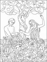 Eve Adam Coloring Pages Eden Garden Bible Color Kids Fruit Colouring School Sheets Sheet Coloringpagesabc Drawing Catholic Worksheets Forbidden Activity sketch template