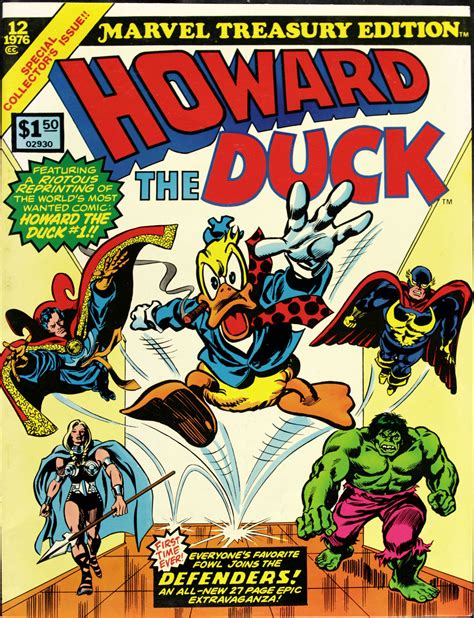 Marvel Treasury Edition 12 Howard The Duck Comic Book Covers