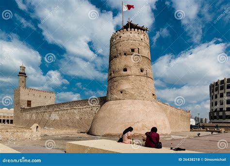 al fahidi fort  dubai editorial stock photo image  defense town