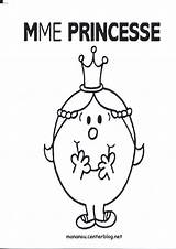 Monsieur Mananou Princesse sketch template
