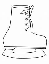 Boots Coloring Winter Skate Season Activity Lovely Cute Pages Clip sketch template