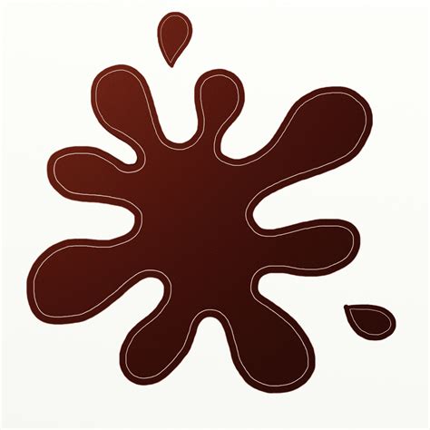stock photo  brown paint splat freeimageslive clipart  clipart