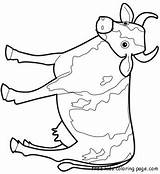Cow Coloring Farm Pages Printable Animal Animals Kids Tracing Print Colouring Cows Easy Fastseoguru Craft Colour Gif Texas Drawing Total sketch template