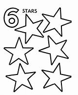 Objects Counting Activity Numbers Count Six Learning Stars Pages Honkingdonkey Sheet Game Directions Group sketch template