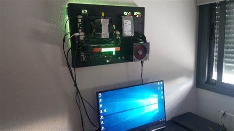My Attempt To Make A Homemade Wall Mounted Pc Pcmasterrace