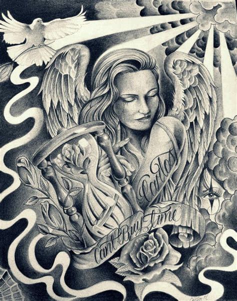 Guardian Angel Tattoo Drawing Best Tattoo Ideas For Men And Women