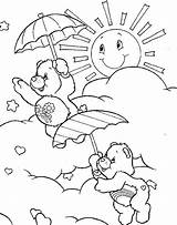 Coloring Pages Care Umbrella Sunny Bears Flying Bear Colouring Color Printable Drawing Kids Print Getcolorings Line Choose Board sketch template