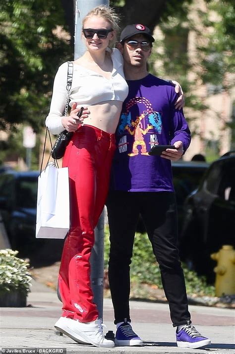 sophie turner and joe jonas do some shopping before the