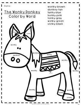 wonky donkey book companion    teach reading