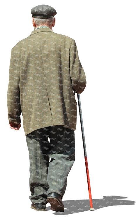 old man walking stick