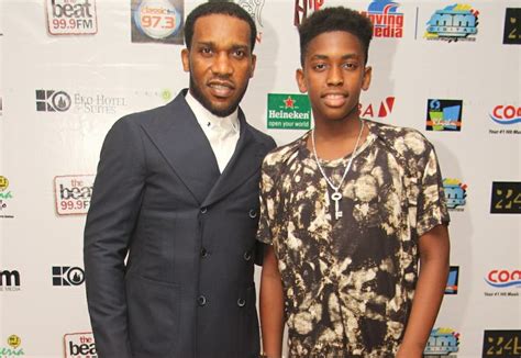 Photo Jay Jay Okocha And His Son Celebrities Nigeria