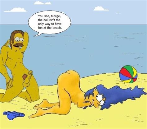 Rule 34 Ass Ball Beach Color Day Female Human Kneeling Male Marge