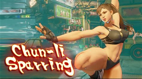 street fighter v pc mods sparring chun li youtube