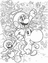 Coloring Mario Odyssey Pages Super Sheets Comments sketch template